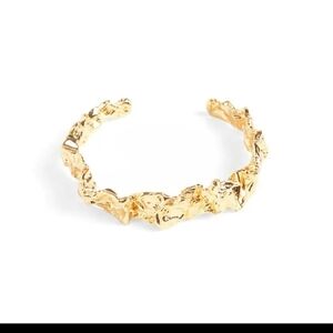 NWT AMBER SCEATS, Emery Cuff, Gold 24k gold plating